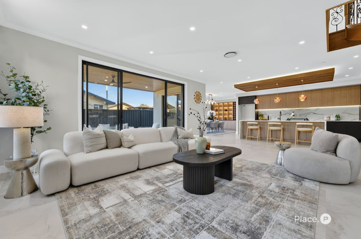 Queensland rental property living area documented for tenancy inspections and property records
