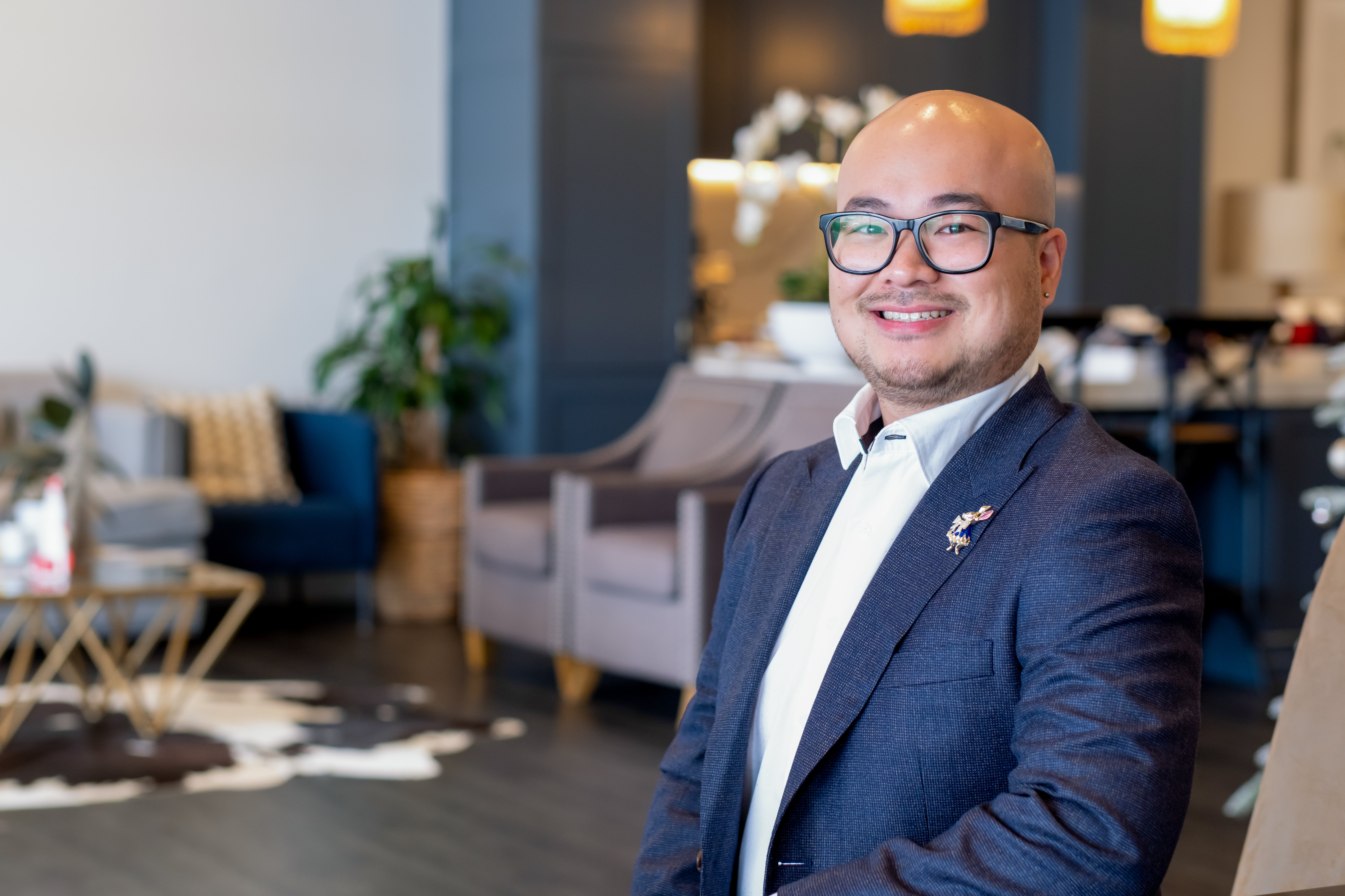 Portrait of Anson Luo, Property Manager at Place Sunnybank, representing proactive communication with landlords and tenants.