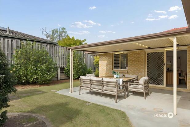 Outdoor entertaining area of a Brisbane rental property requiring ongoing maintenance