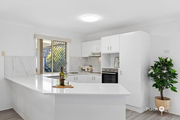 Bright modern kitchen in a Brisbane rental property prepared for leasing